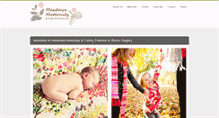 Desktop Screenshot of meadowsmaternity.com
